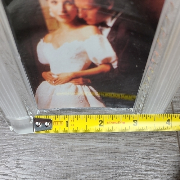 Vintage Mikasa Cotillion Frost Crystal Photo Picture Frame - Picture 15 of 16